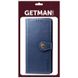 Кожаный чехол книжка GETMAN Gallant (PU) для Xiaomi Redmi Note 9 5G / Note 9T, Синий