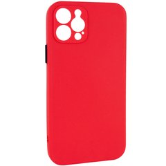 Чехол TPU Square Full Camera для Apple iPhone 12 Pro Max (6.7"), Красный