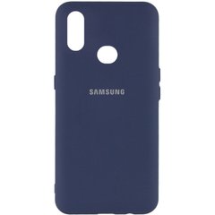 Чехол Silicone Cover My Color Full Protective (A) для Samsung Galaxy A10s, Синий / Midnight Blue
