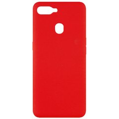 Чехол Silicone Cover Full without Logo (A) для Oppo A5s / Oppo A12, Красный / Red