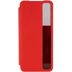 Чехол-книжка Smart View Cover для Samsung Galaxy S21 Ultra, Красный / Светлое окошко