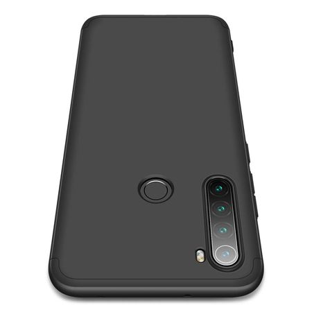 Пластиковая накладка GKK LikGus 360 градусов для Xiaomi Redmi Note 8 / Note 8 2021, Черный