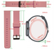 Ремінець Blackpink 20mm для Cмарт годинника Samsung Active / S4-42 , AMAZFIT GTR-42 / GTS Рожевий