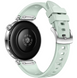 Силіконовий ремінець з крижаним візерунком для Huawei Watch GT5 (18 мм) із кнопковою системою кріпле, Ментоловий