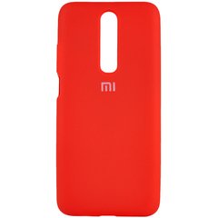 Чехол Silicone Cover Full Protective (AA) для Xiaomi Redmi K30 / Poco X2, Красный / Red