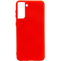 Чехол Silicone Cover Full without Logo (A) для Samsung Galaxy S21+, Красный / Red