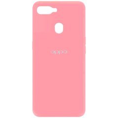 Чехол Silicone Cover My Color Full Protective (A) для Oppo A5s / Oppo A12, Розовый / Pink