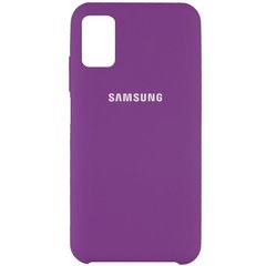 Чехол Silicone Cover (AAA) для Samsung Galaxy M51, Фиолетовый / Grape