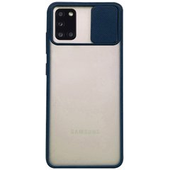 Чехол Camshield mate TPU со шторкой для камеры для Samsung Galaxy A31, Синий