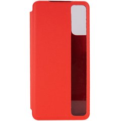 Чехол-книжка Smart View Cover для Samsung Galaxy S21+, Красный / Светлое окошко