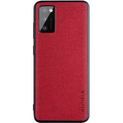 Чехол AIORIA Textile PC+TPU для Samsung Galaxy A41, Красный