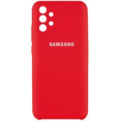 Чехол Silicone Cover Full Camera (AAA) для Samsung Galaxy A52 4G / A52 5G / A52s, Красный / Red