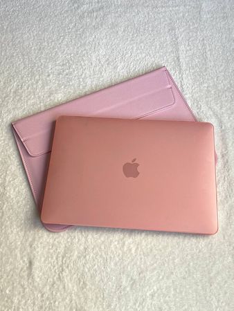 Чехол для MacBook Air 13" (2018 - 2020 | M1 | A1932 | A2337) матовый Розовый
