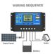 Контроллер заряда солнечных батарей панелей 30А 12 - 24в KW1230