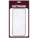 TPU чехол GETMAN Clear 1,0 mm для Samsung Galaxy Note 10 Plus, Бесцветный (прозрачный)