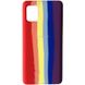 Чехол Silicone Cover Full Rainbow для Samsung Galaxy A31, Красный / Фиолетовый