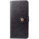 Кожаный чехол книжка GETMAN Gallant (PU) для Xiaomi Mi Note 10 Lite, Черный