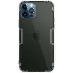 TPU чехол Nillkin Nature Series для Apple iPhone 12 Pro / 12 (6.1"), Серый (прозрачный)