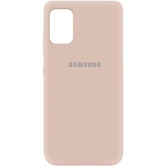 Чехол Silicone Cover My Color Full Protective (A) для Samsung Galaxy A41, Розовый / Pink Sand