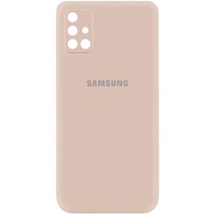 Чехол Silicone Cover My Color Full Camera (A) для Samsung Galaxy A71, Розовый / Pink Sand