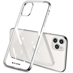 TPU чехол G-Case Shiny Series для Apple iPhone 12 Pro Max (6.7"), Серебряный