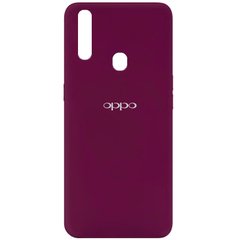Чехол Silicone Cover My Color Full Protective (A) для Oppo A31, Бордовый / Marsala