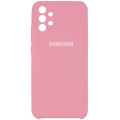 Чехол Silicone Cover Full Camera (AAA) для Samsung Galaxy A52 4G / A52 5G / A52s, Розовый / Light pink