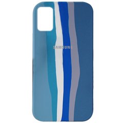 Чехол Silicone Cover Full Rainbow для Samsung Galaxy A31, Голубой / Синий