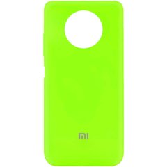 Чехол Silicone Cover My Color Full Protective (A) для Xiaomi Redmi Note 9 5G / Note 9T, Салатовый / Neon green