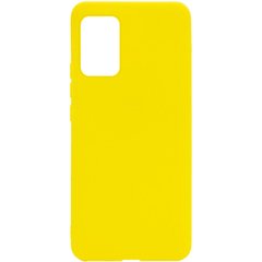 Силиконовый чехол Candy для Samsung Galaxy A03s, Желтый