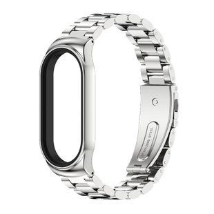 Ремешок металлический для Miband 8/9 MIjoas, Silver