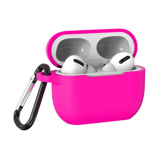 Чохол силіконовий з карабіном для Airpods 3, Барбі