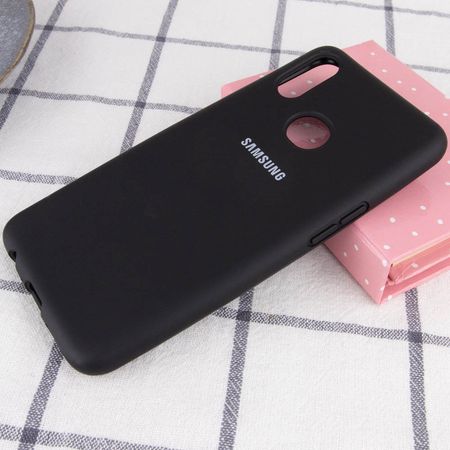 Чехол Silicone Cover Full Protective (AA) для Samsung Galaxy A10s, Черный / Black