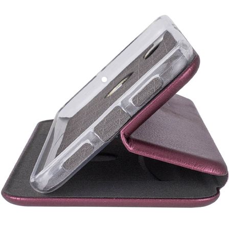 Кожаный чехол (книжка) Classy для Samsung Galaxy A51, Бордовый