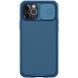 Карбоновая накладка Nillkin Camshield (шторка на камеру) для Apple iPhone 13 Pro Max (6.7"), Синий / Blue