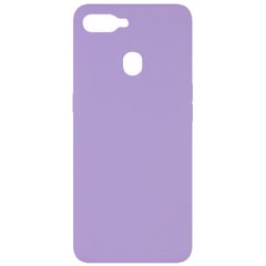 Чехол Silicone Cover Full without Logo (A) для Oppo A5s / Oppo A12, Сиреневый / Dasheen
