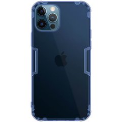 TPU чехол Nillkin Nature Series для Apple iPhone 12 Pro / 12 (6.1"), Синий (прозрачный)