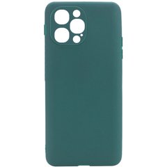 Силиконовый чехол Candy Full Camera для Apple iPhone 12 Pro Max (6.7"), Зеленый / Forest green
