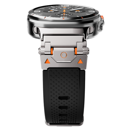Ремешок для Samsung Galaxy Watch 7 Ultra 47mm (TPU + металлический коннектор), Ремешок для Samsung GBlack