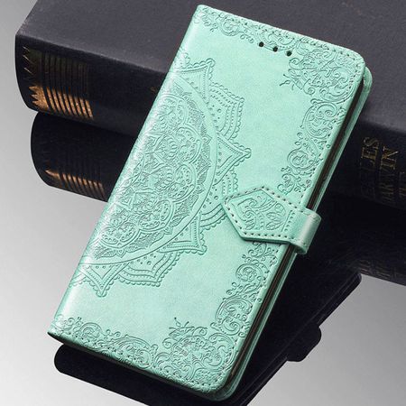 Кожаный чехол (книжка) Art Case с визитницей для Samsung Galaxy M51, Бирюзовый