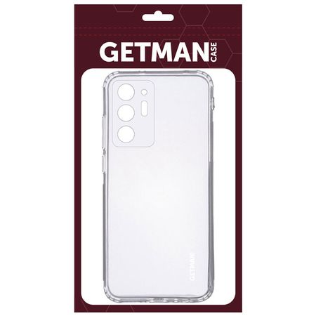 TPU чехол GETMAN Clear 1,0 mm для Samsung Galaxy Note 20 Ultra, Бесцветный (прозрачный)