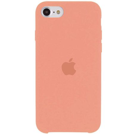 Чехол Silicone Case для iPhone 7 | 8 | SE 2020 Розовый - Peach