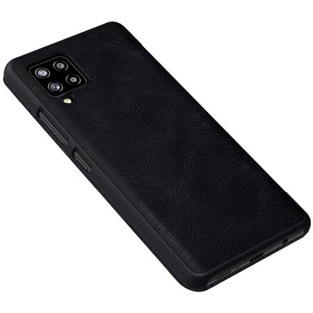 Кожаный чехол (книжка) Nillkin Qin Series для Samsung Galaxy A42 5G, Черный