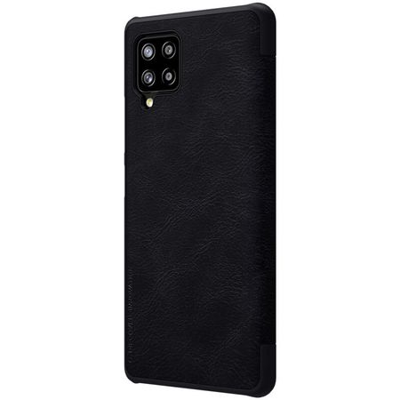 Кожаный чехол (книжка) Nillkin Qin Series для Samsung Galaxy A42 5G, Черный