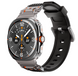 Ремешок для Samsung Galaxy Watch 7 Ultra 47mm (TPU + металлический коннектор), Ремешок для Samsung GBlack