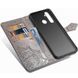 Кожаный чехол (книжка) Art Case с визитницей для Realme 5 / 6i, Серый