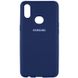 Чехол Silicone Cover Full Protective (AA) для Samsung Galaxy A10s, Темно-синий / Midnight blue