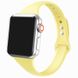 Ремінець BlackPink Силіконовий Вузький для Apple Watch 38/40mm Жовтий