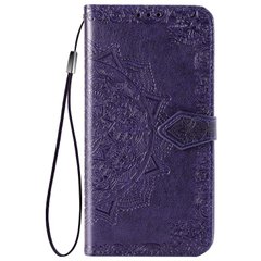 Кожаный чехол (книжка) Art Case с визитницей для Realme 5 / 6i, Фиолетовый