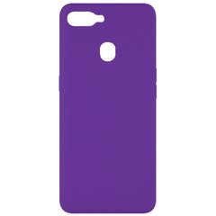 Чехол Silicone Cover Full without Logo (A) для Oppo A5s / Oppo A12, Фиолетовый / Purple